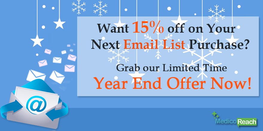 Year end sale on all healthcare email lists -MedicoReach