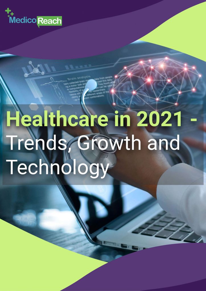 Healthcare in 2021 - Trends, Growth and Technology Banner