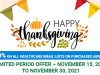 Excited About Thanksgiving Day? Here is a Special Deal from MedicoReach!